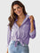 Women's Collared Neck Shirt in Vivid Violet
