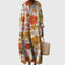 Women's Geometric Midi Dress in Style 7