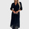 Women's Lightweight Silky Chiffon Dress in Black