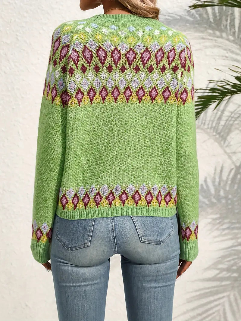 Mia Vintage-Inspired Island Sweater, photo 3