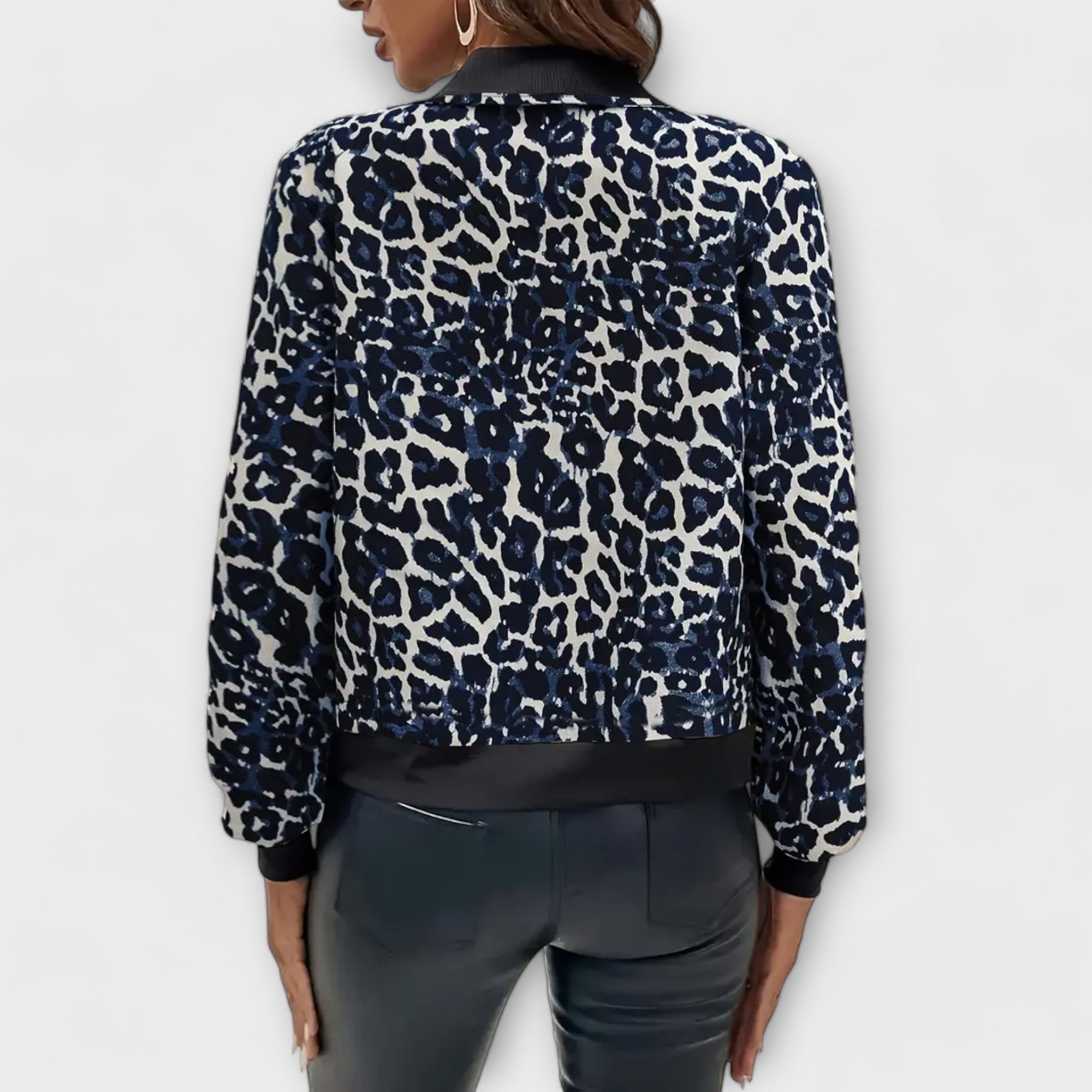 Women's Elegant Leopard-Print Jacket, photo 4
