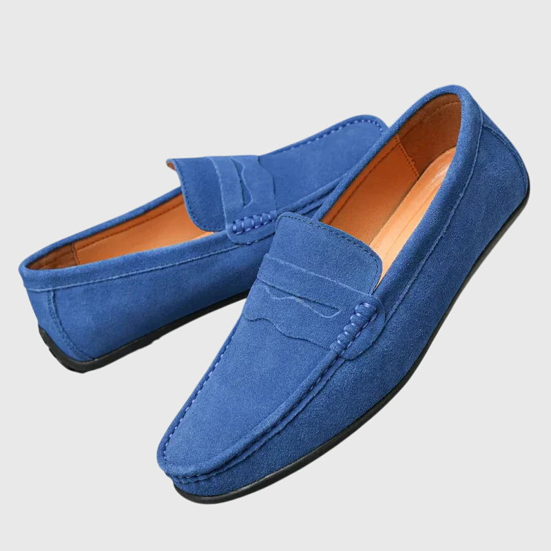 Rosaly Comfort Loafers in Aqua Blue