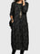 Women's Casual Round-Neck Dress in Black