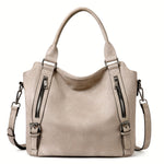 Women's Bag – Everyday Leather Carryall in Gray