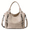 Women's Bag – Everyday Leather Carryall in Gray