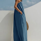Women's Wide-Leg Denim Jumpsuit, photo 4