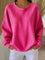 Nyla Classic Sweater in Fuchsia