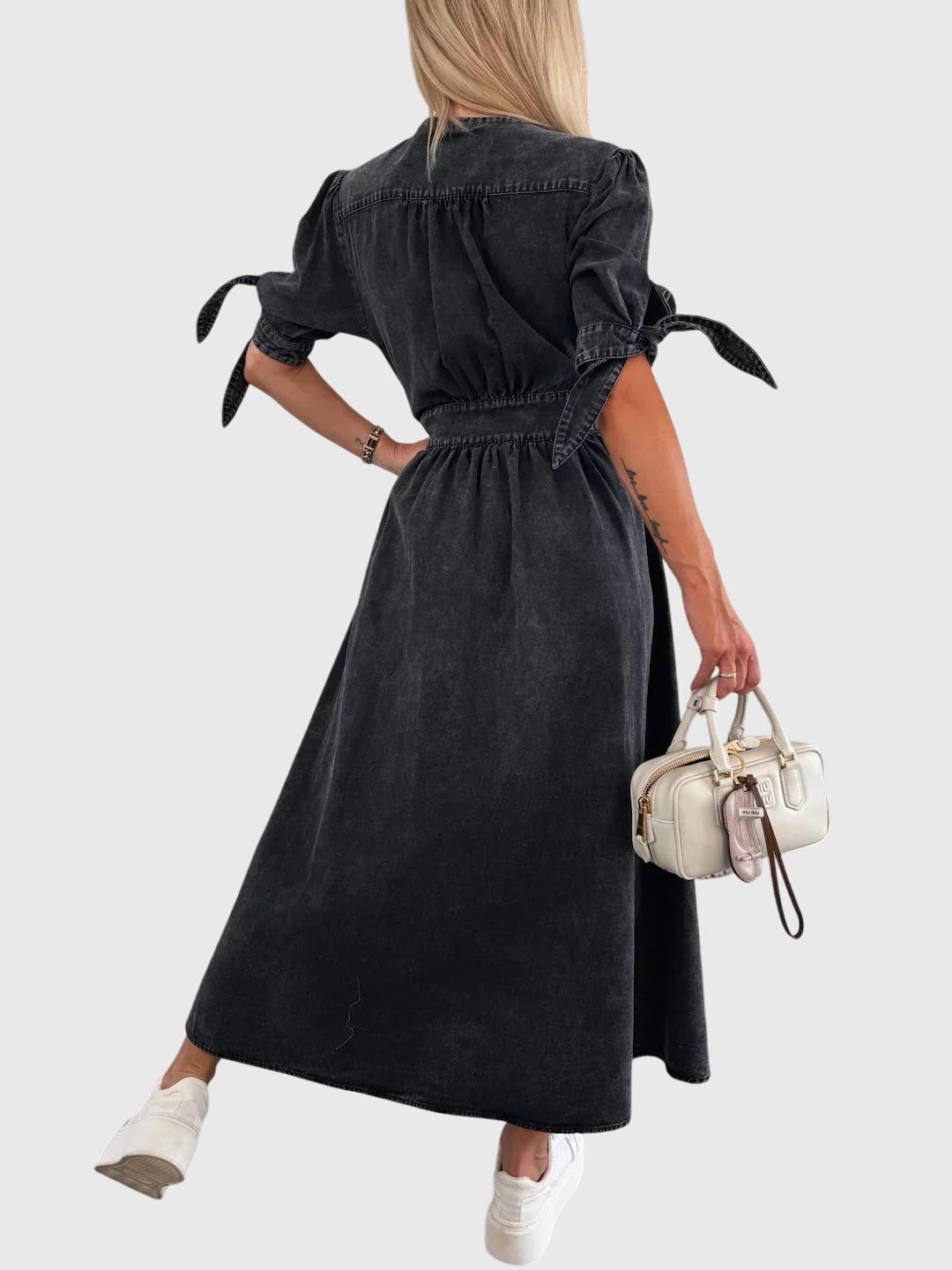 Sophia Elegant Denim Dress, photo 6
