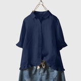 Women's Elegant & Refined Shirt in Navy Blue