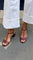 Elisetta Sandals in Burgundy