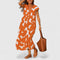 Lysandra Sophisticated Maxi Dress in Orange