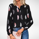 Women's Confidence Fit Blouse in Black