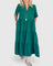 Rebecca Elegant Maxi Dress in Green