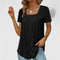 Women's Sophisticated Summer Blouse in Black