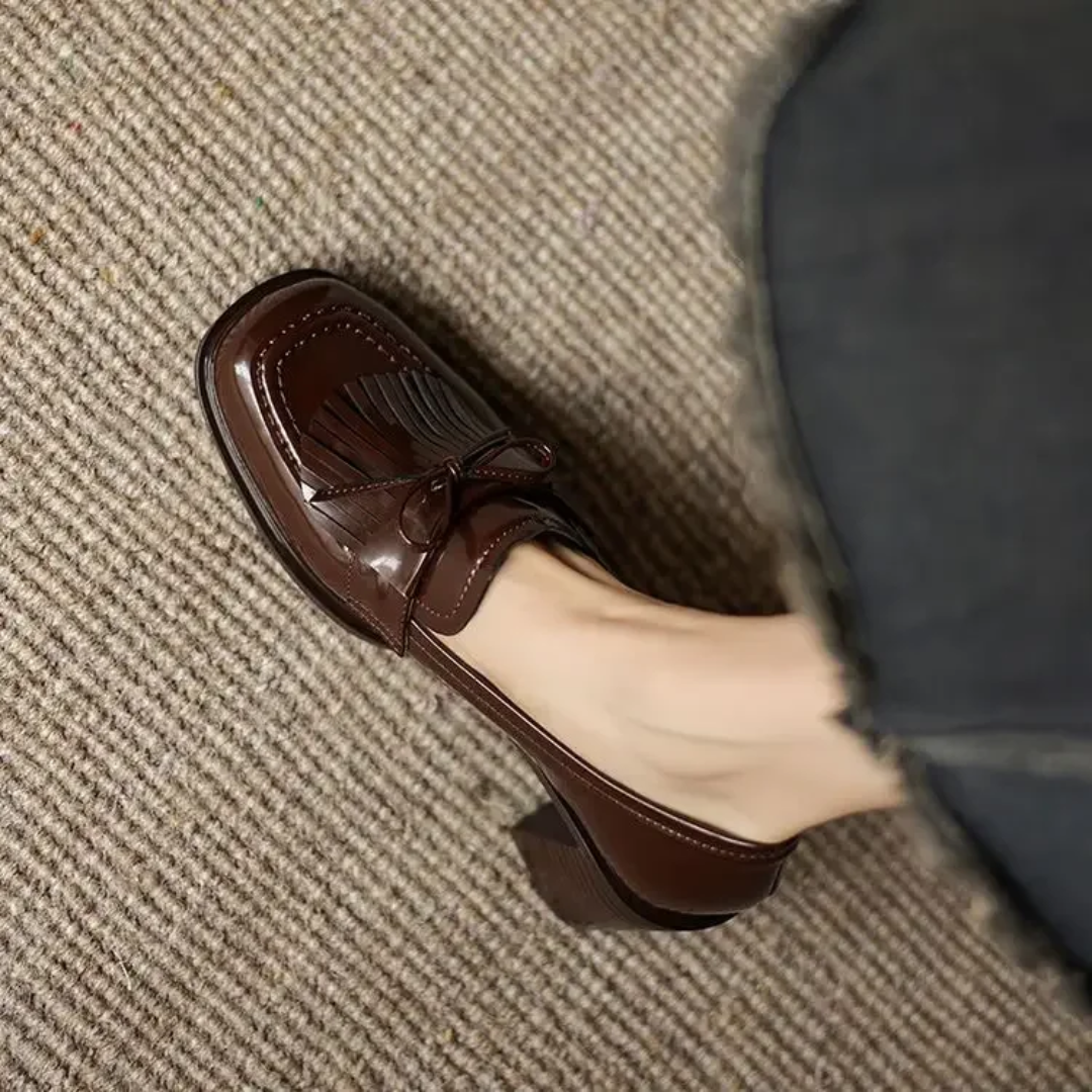 Women's Block-Heel Bow Loafers, photo 8