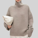 Anneliese Cable-Knit Turtleneck Sweater