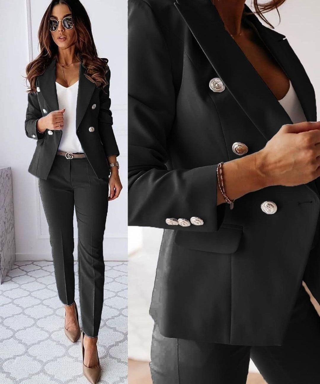 Sophisticated Women's Suit in Black