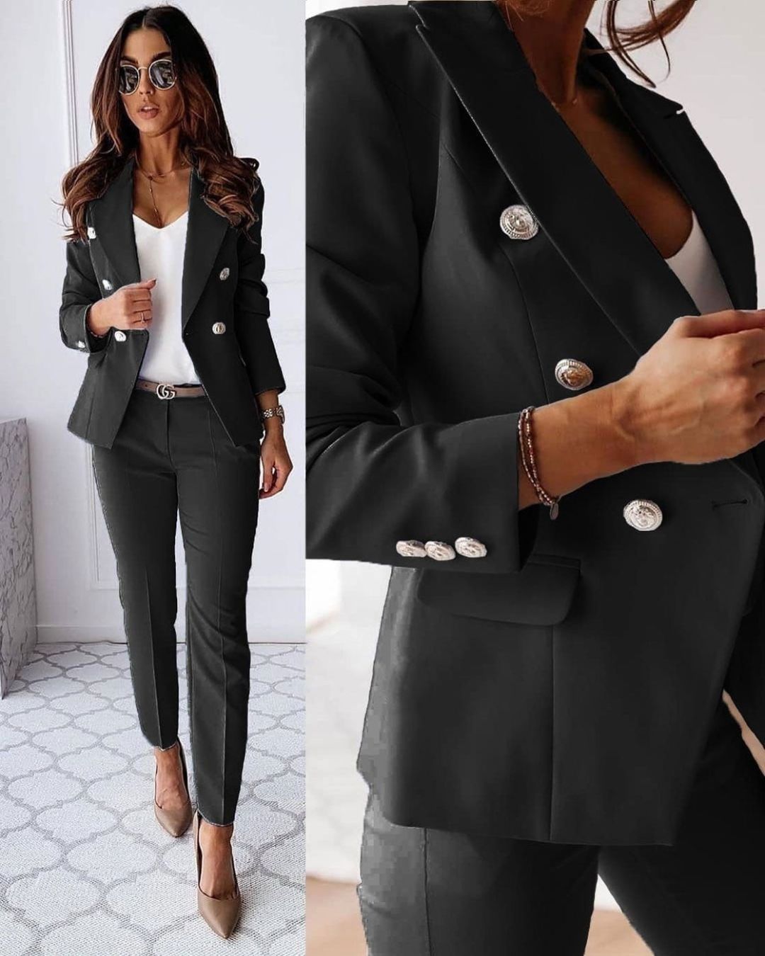 Sophisticated Women's Suit in Black