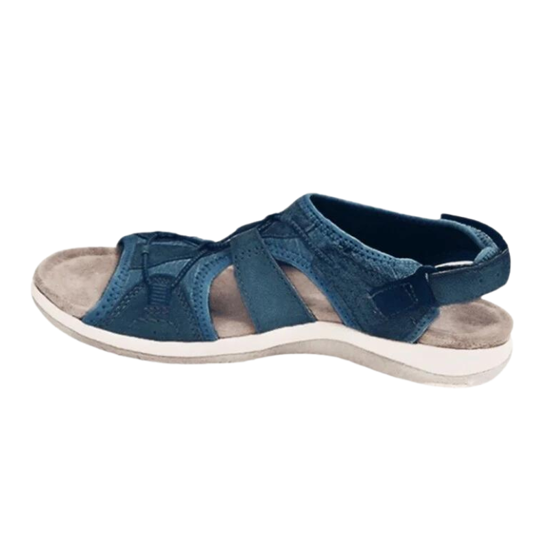 Ursula Comfort Sandals in Navy Blue