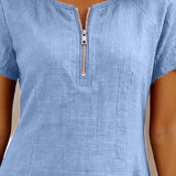 Women's Cotton Dress with Zipper Pocket, photo 17