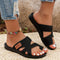Valerie Comfort Sandals in Black