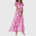 Women's Figure Flattering Dress in Light Pink