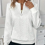 Women's Zip-Front Knit Sweater, photo 7