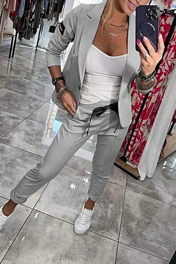Women's Elegant Set – Janet in Gray