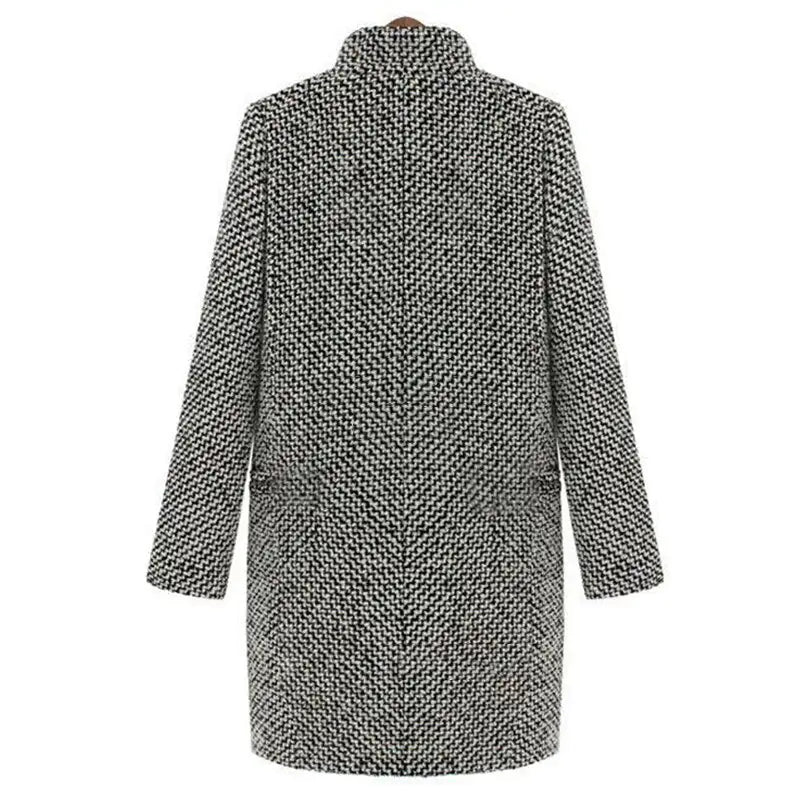 Women's Long Fabric Coat, photo 5