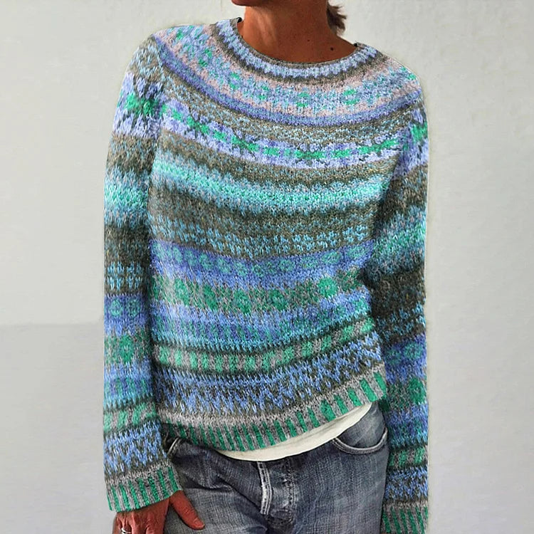 Audrey Vintage-Inspired Island Sweater