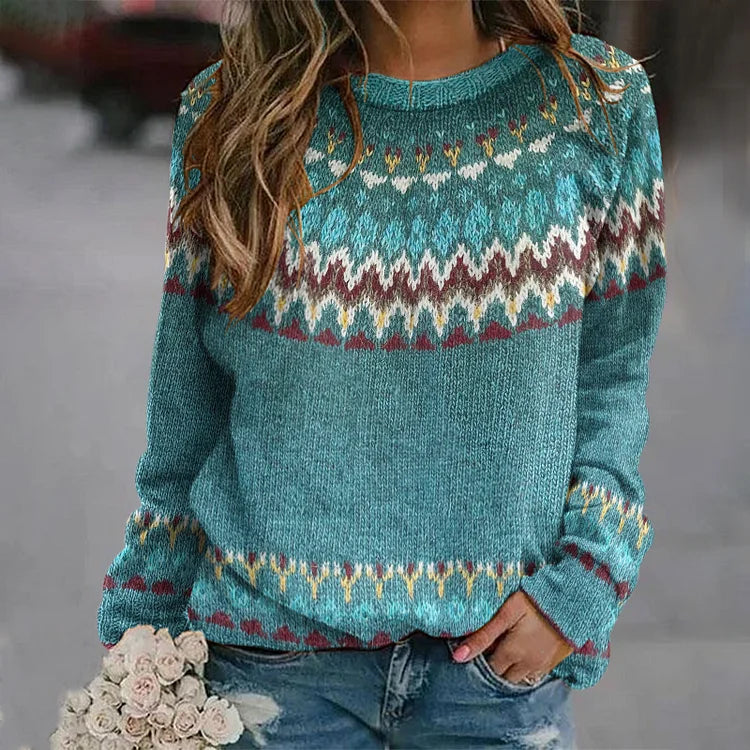 Sofia Classic Icelandic Knit Sweater