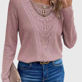 Women's Pink Boho Blouse