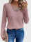 Women's Pink Boho Blouse