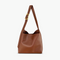 Women's Elegant Leather Handbag in Brown