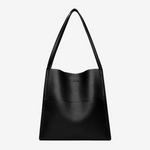 Women's Elegant Leather Crossbody Bag in Black