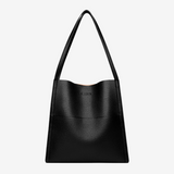 Women's Elegant Leather Crossbody Bag in Black