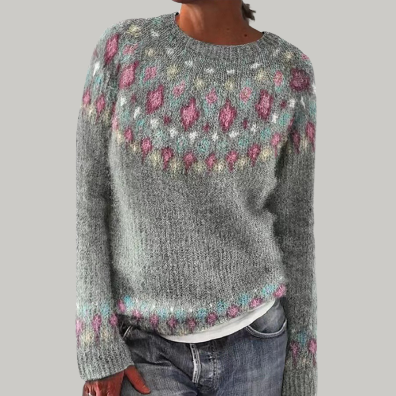 Women's Patterned Knit Sweater, photo 2