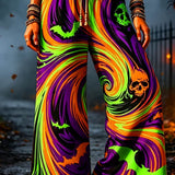Women's Neon Swirl Maxi Pants in Multi