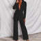 Women's Elegant Blazer and Pants in Black