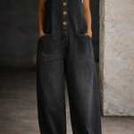 Bridget Vintage-Wash Cotton Overalls, photo 5