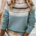 Women's Knit Sweater in Blue