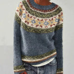 Women's Nordic-Pattern Cable-Knit Sweater, photo 5