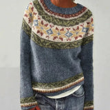 Women's Nordic-Pattern Cable-Knit Sweater, photo 5