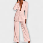 Elegant Women's Suit in Light Pink