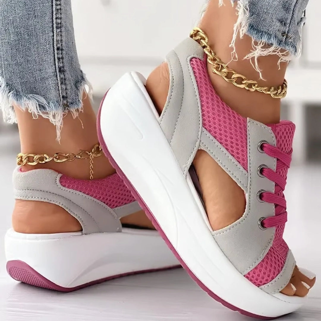 Freya Comfort Sandals in Pink