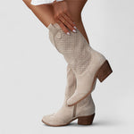 Women's Perforated Western Boots, photo 5