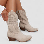 Women's Perforated Western Boots, photo 6