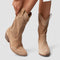 Rachel Comfort Western Boots in Brown