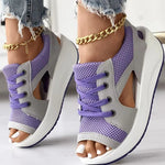 Freya Comfort Sandals in Purple