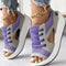 Freya Comfort Sandals in Purple